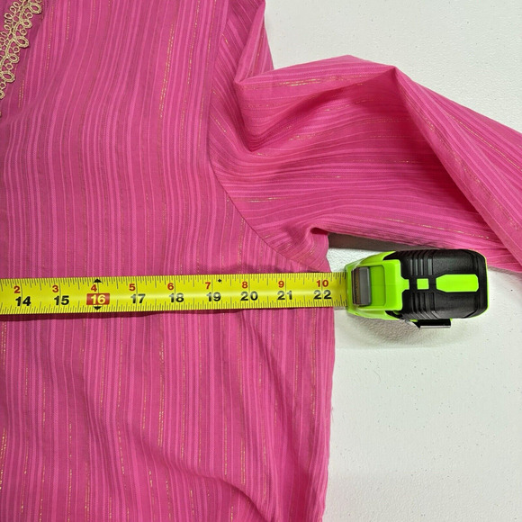 Lilly Pulitzer Pink Swim Coverup with Gold Accents - Picture 9 of 12